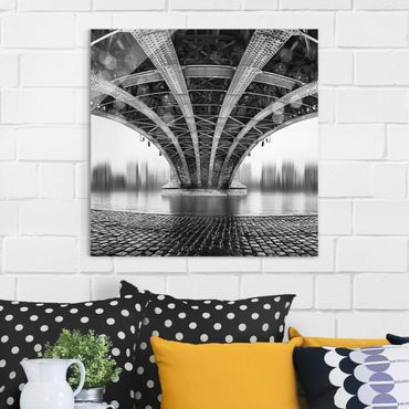 Tableau en verre - Under The Iron Bridge