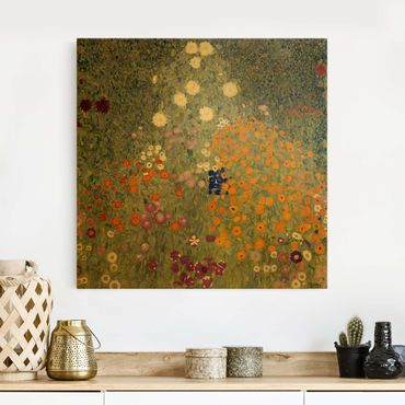 Impression sur toile - Gustav Klimt - Cottage Garden