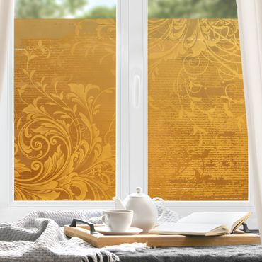 Décoration pour fenêtres - Golden Flora