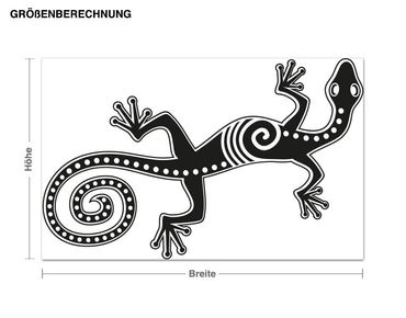 Sticker mural porte-manteau - Lizard in Australian Design
