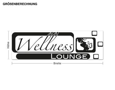 Sticker mural porte-manteau - Wellness Lounge Vintage