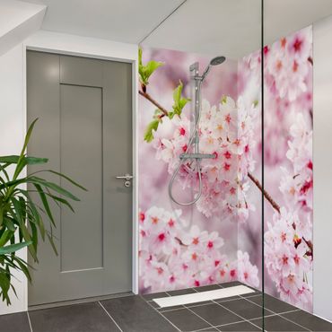 Revêtement mural de douche - Japanese Cherry Blossoms