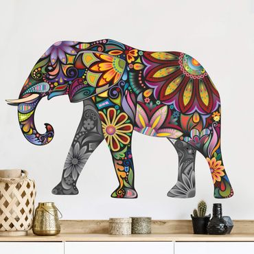 Sticker mural - No.651 Elephant pattern