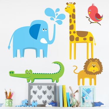 Sticker mural - No.bp2 zoo animals