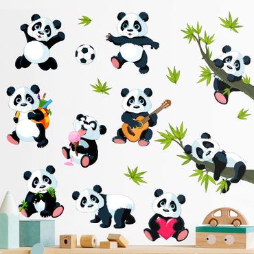 Sticker mural - Pandabar mega set