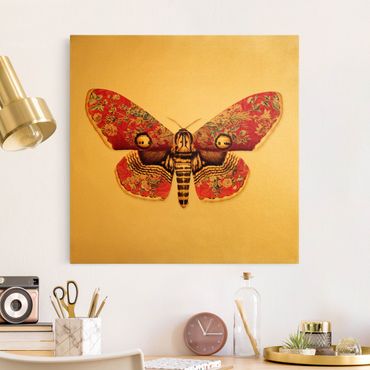 Impression sur toile - Vintage Moth