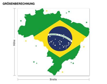 Sticker mural - BRAZIL
