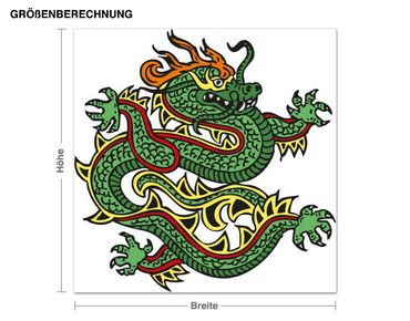 Sticker mural - Chinese Dragon