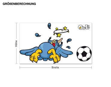 Sticker mural - Football-Owl Egon