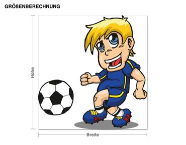 Sticker mural - Little Footballer