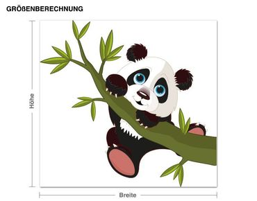 Sticker mural - Little Panda Bear