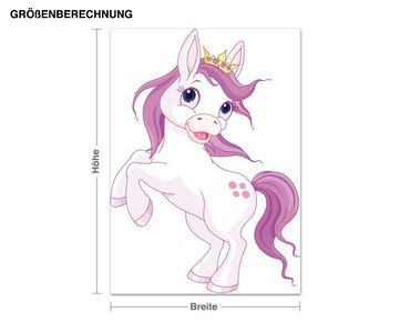 Sticker mural - Pony with Crown