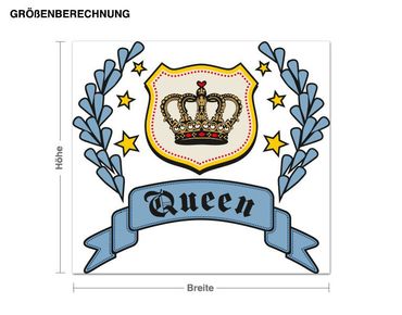 Sticker mural - Queen Crown