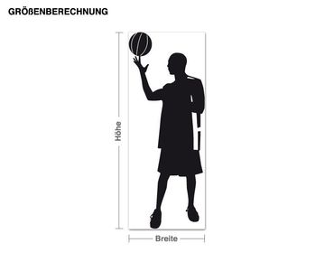 Sticker mural - Basketball Player