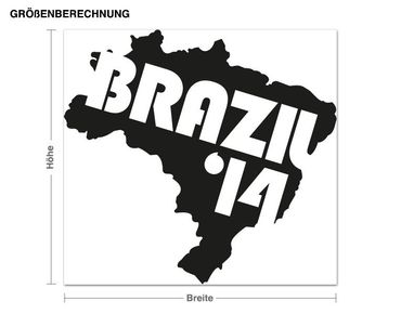 Sticker mural - Brazil '14