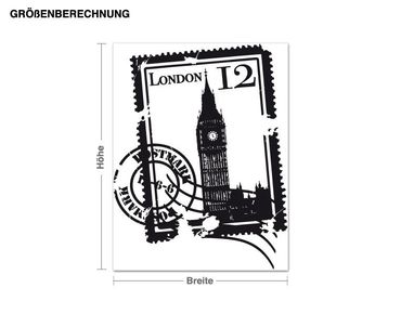 Sticker mural - Stamp London