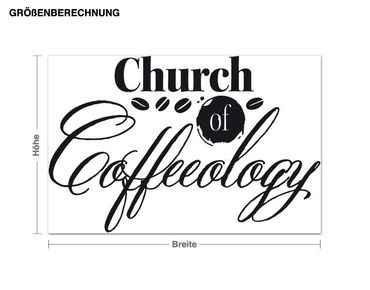 Sticker mural - Church of Coffeeology