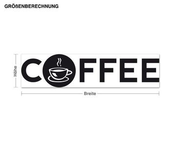Sticker mural - Coffee with Coffee Mug
