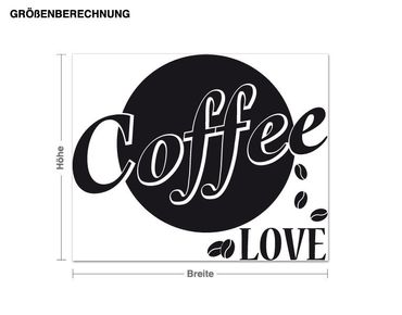 Sticker mural - Coffee Love