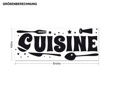 Sticker mural - Cuisine