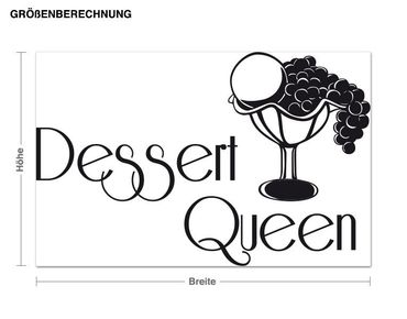 Sticker mural - Dessert Queen