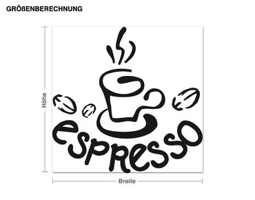 Sticker mural - Espresso