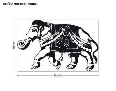Sticker mural - Indian Elephant