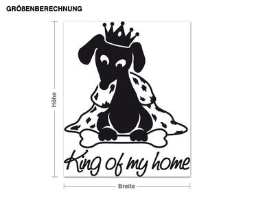 Sticker mural - King of my home