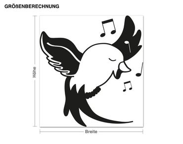 Sticker mural - Little bird