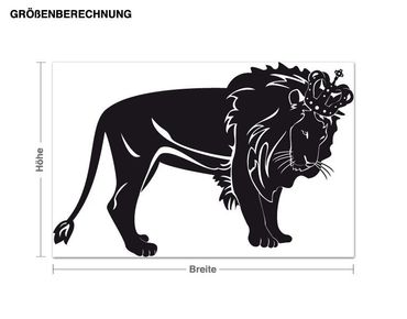 Sticker mural - King Lion