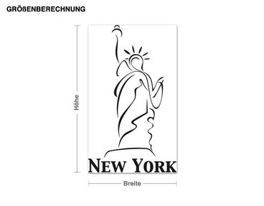 Sticker mural - New York Statue of Liberty