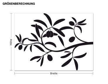 Sticker mural - Olive branch