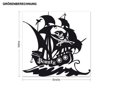 Sticker mural - Pirate Ship Bounty