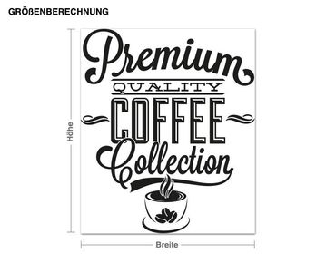 Sticker mural - Premium Coffee