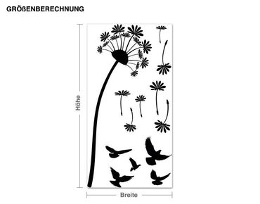 Sticker mural - Dandelion with Birds