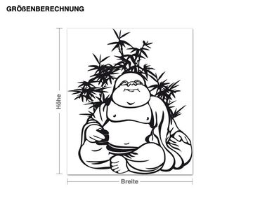 Sticker mural - Relaxed Buddha