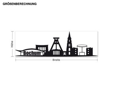 Sticker mural - Skyline Bochum