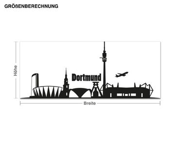 Sticker mural - Skyline Dortmund