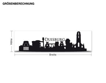 Sticker mural - Skyline Duisburg
