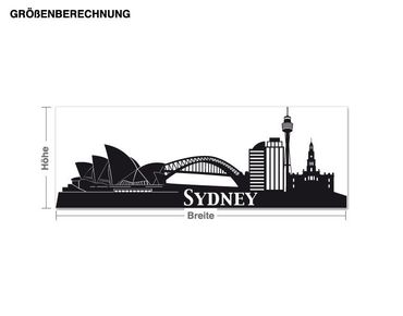 Sticker mural - Skyline Sydney