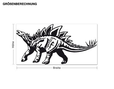Sticker mural - Stegosaurus