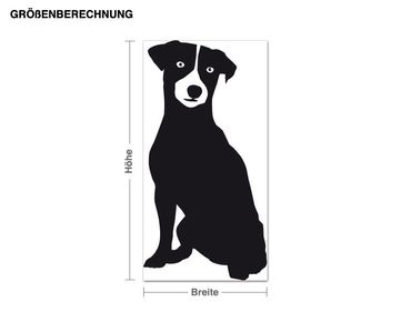 Sticker mural - Terrier