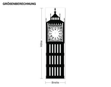 Sticker mural horloge - Big Ben