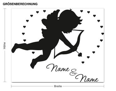 Sticker mural texte personnalisé - Customised text Cupid