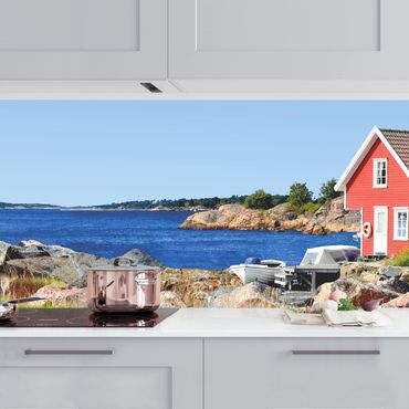 Revêtement mural cuisine - Holiday in Norway