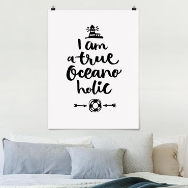 Poster citation - I Am A True Oceanoholic