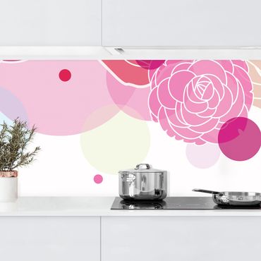 Revêtement mural cuisine - Roses And Bubbles