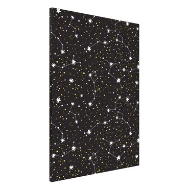 Tableau magnétique - Drawn Starry Sky With Great Bear