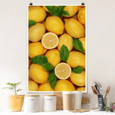 Poster cuisine - Juicy lemons
