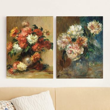 Impression sur toile 2 parties - Auguste Renoir - Vases